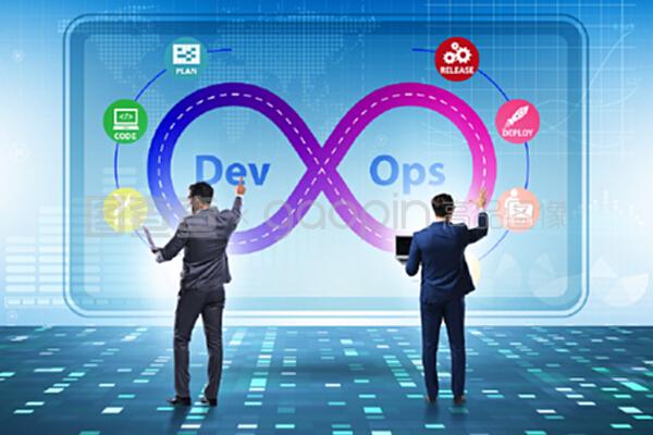 devOps軟件開發它的概念。